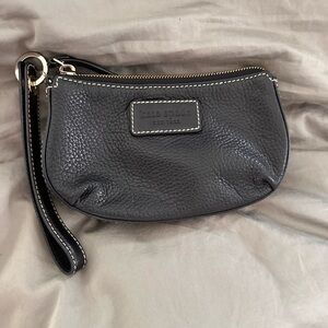 Kate Spade Black Textured Leather Pouch